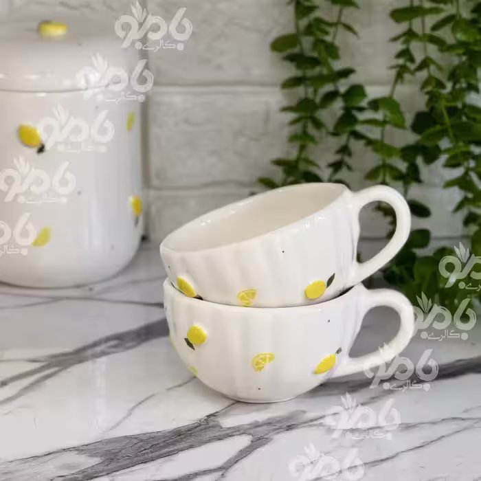 تکست فنجان دالبر لیمو برجسته
