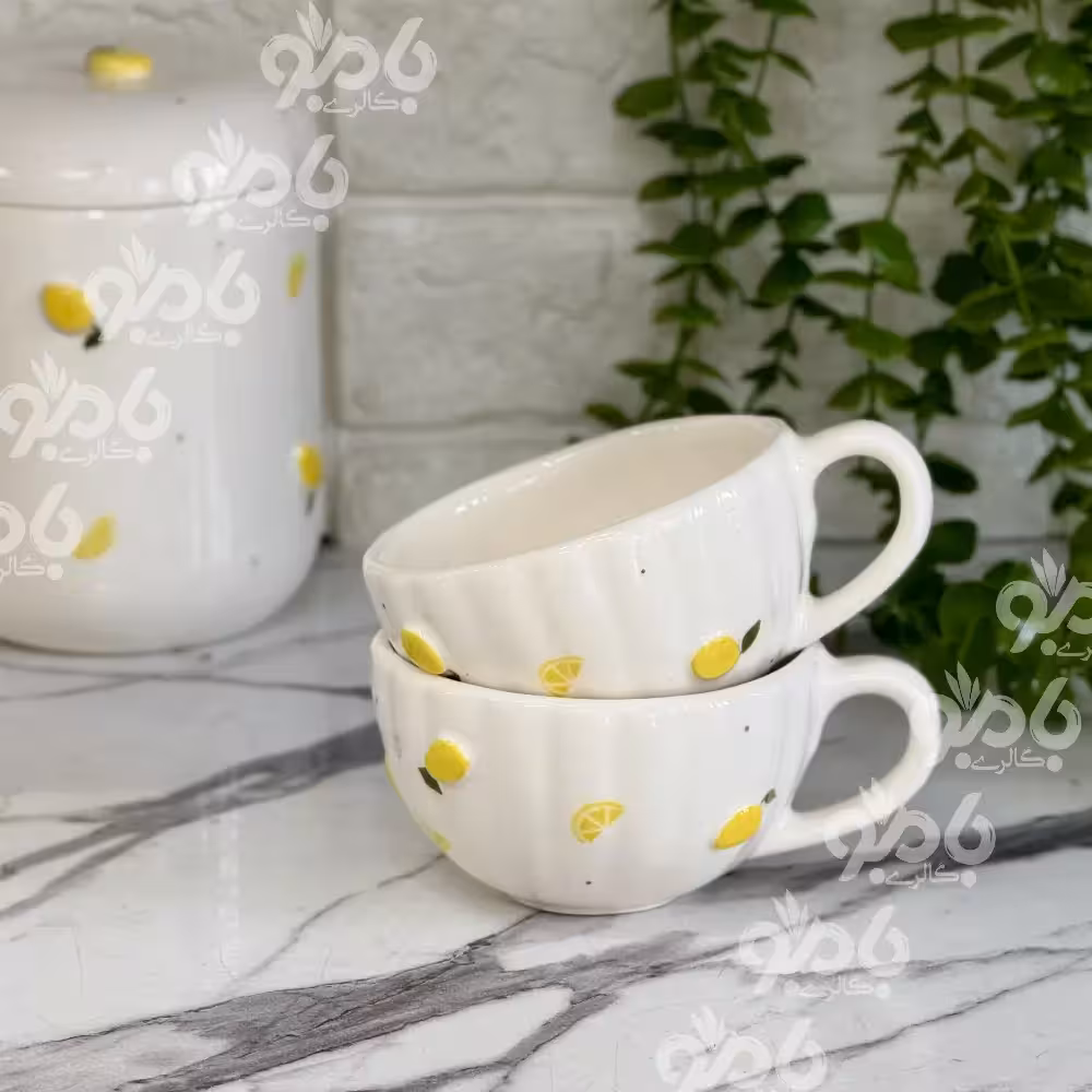 تکست فنجان دالبر لیمو برجسته