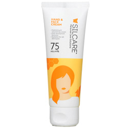 کرم مرطوب کننده دست و صورت با رایحه شیر و عسل سیلکر