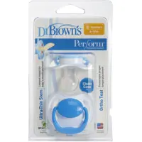 پستانک ارتودنسی دکتر براونز مدل Perform Orthodontic Soothers بسته 2 عددی