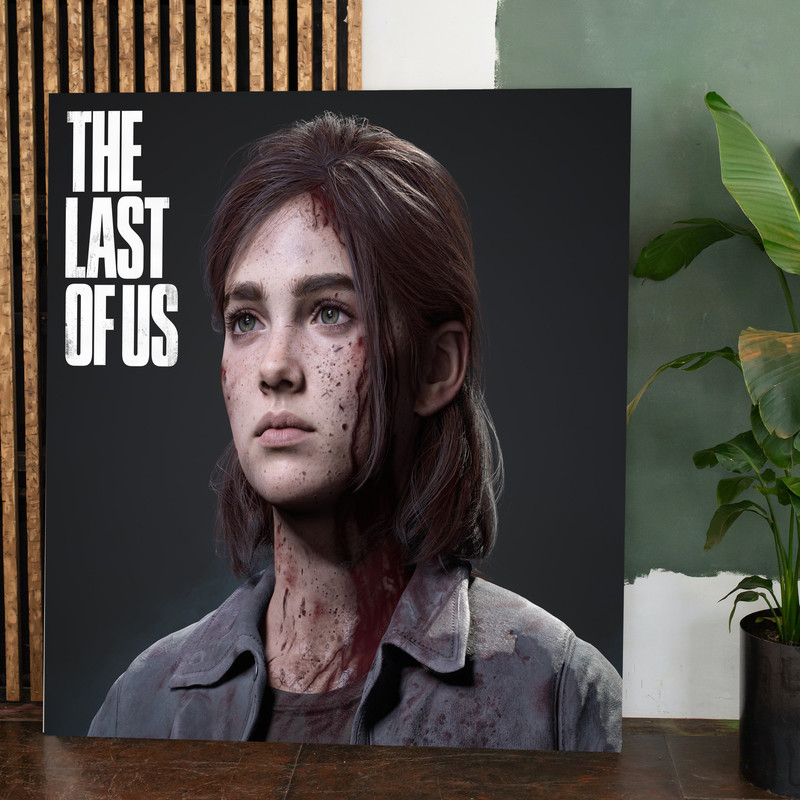 تابلو شاسی مدل الی  last of us  کد 1215 | دنیای قاب