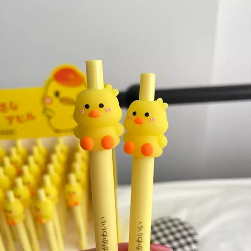اتود جوجه اردک ضخامت نوک 0.5 پنج دهم mm مداد نوکی فشاری فانتزی حیوانات کیوت لپ گلی زرد مدرسه دانشگاه دخترانه پسرانه