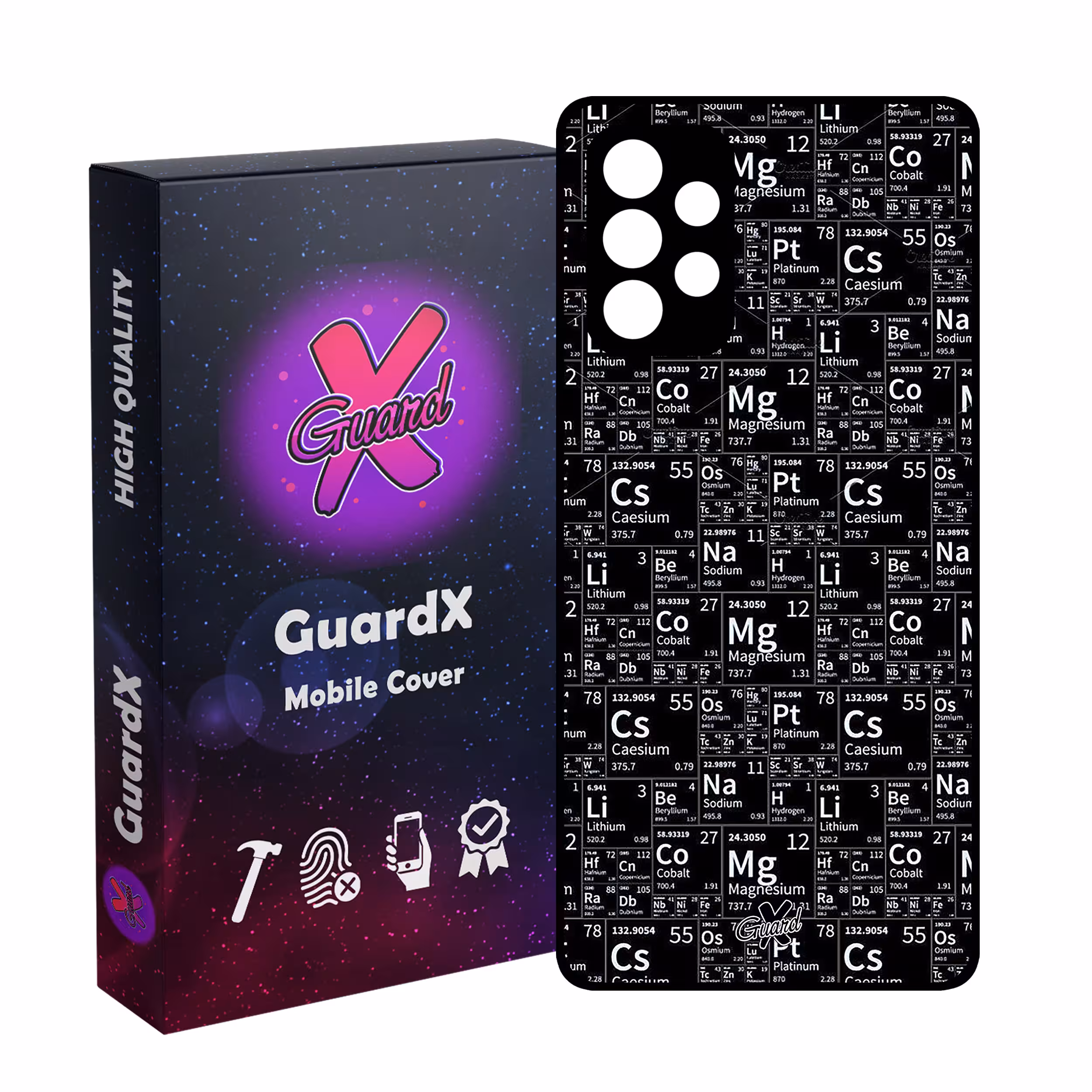 کاور گارد ایکس طرح شیمی مدل Glass10531 مناسب برای گوشی موبایل سامسونگ Galaxy A32 4G
