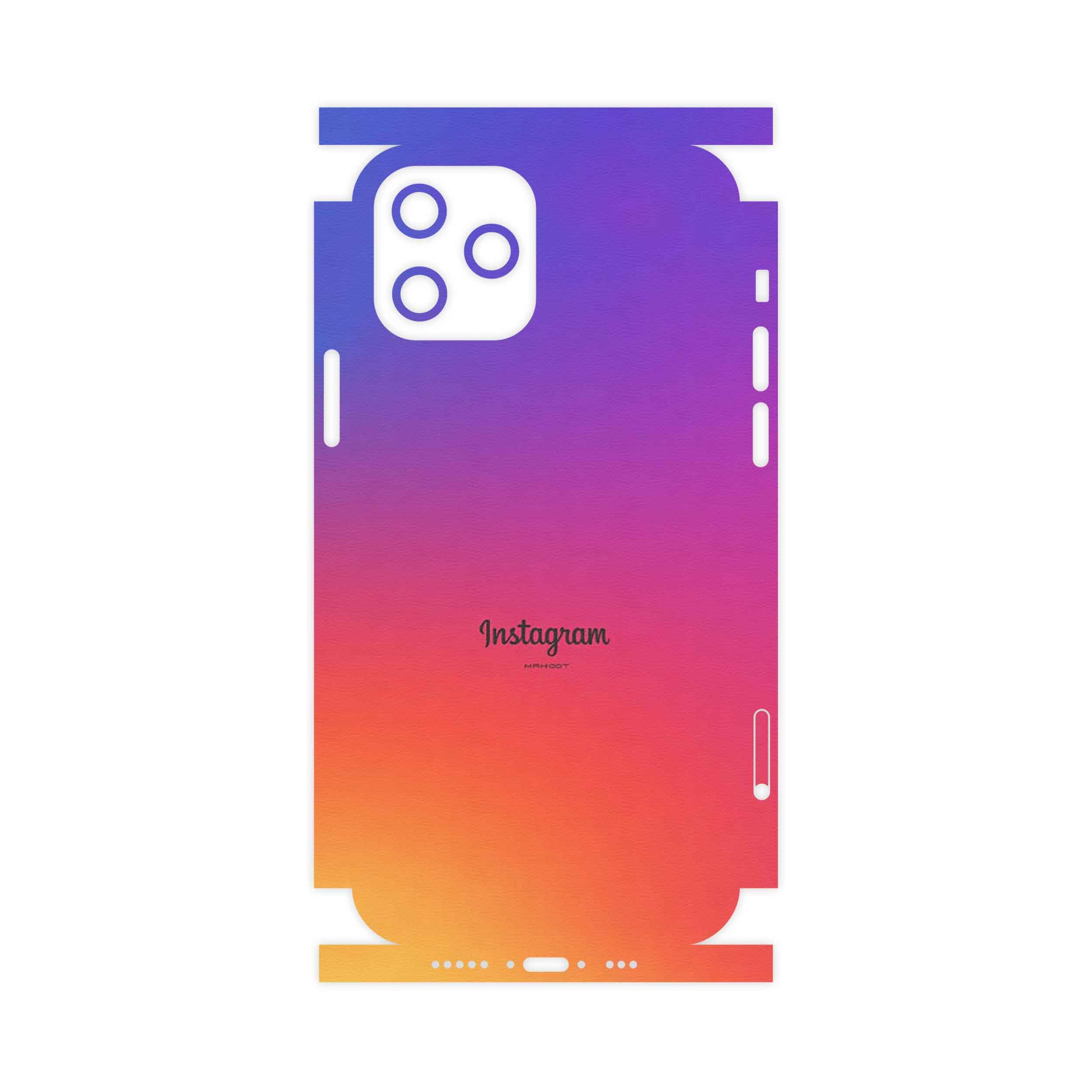 برچسب پوششی ماهوت مدل Instagram-FullSkin مناسب برای گوشی موبایل اپل iPhone 12 Pro