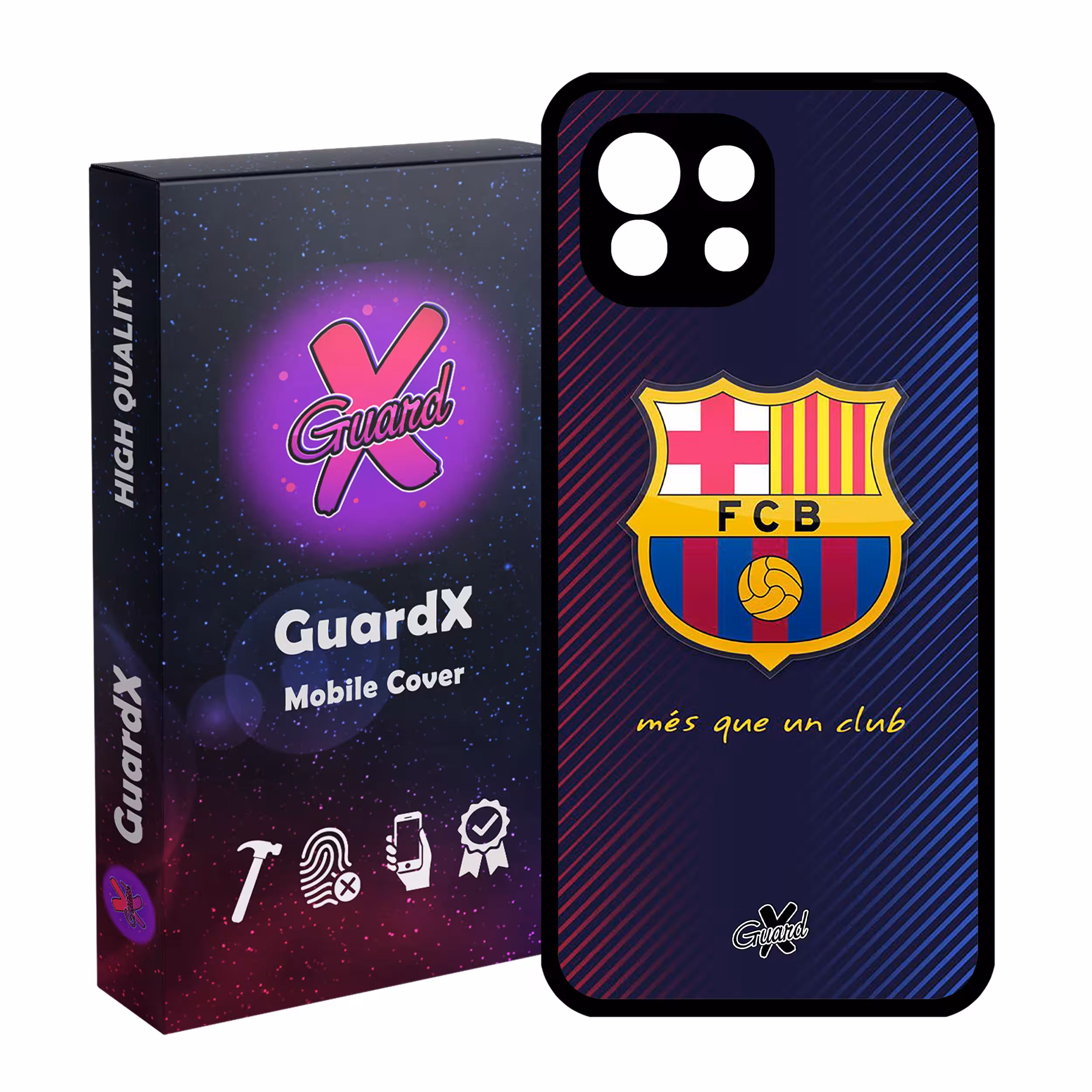 کاور گارد ایکس طرح Barcelona مدل Glass10058 مناسب برای گوشی موبایل شیائومی Mi 11 Lite