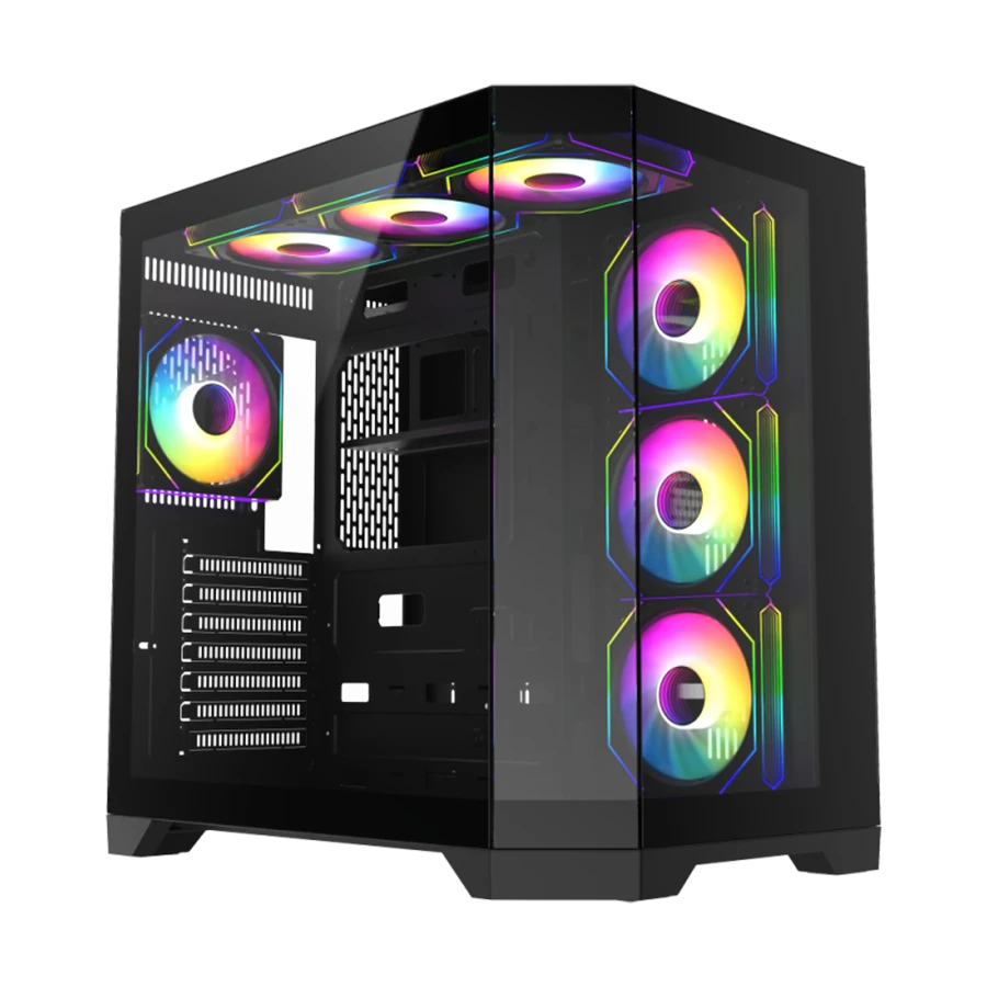 کیس گیمینگ گیم مکس GAMEMAX Hype-A BK | فروشگاه گیمینگ تکاف