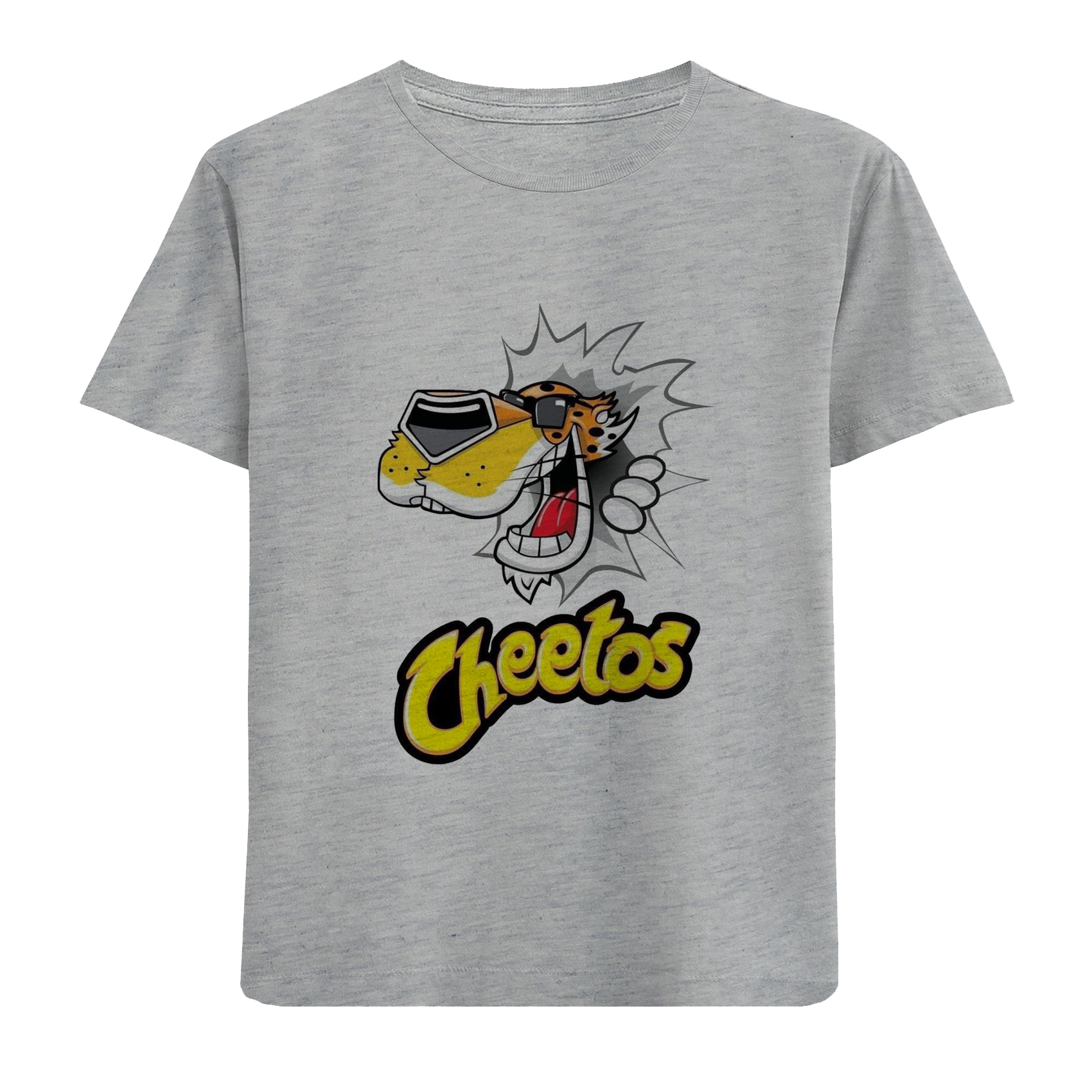 تی شرت آستین کوتاه بچگانه مدل D387 Cheetos