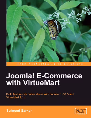 خرید و دانلود نسخه کامل کتاب Joomla! E-commerce with VirtueMart