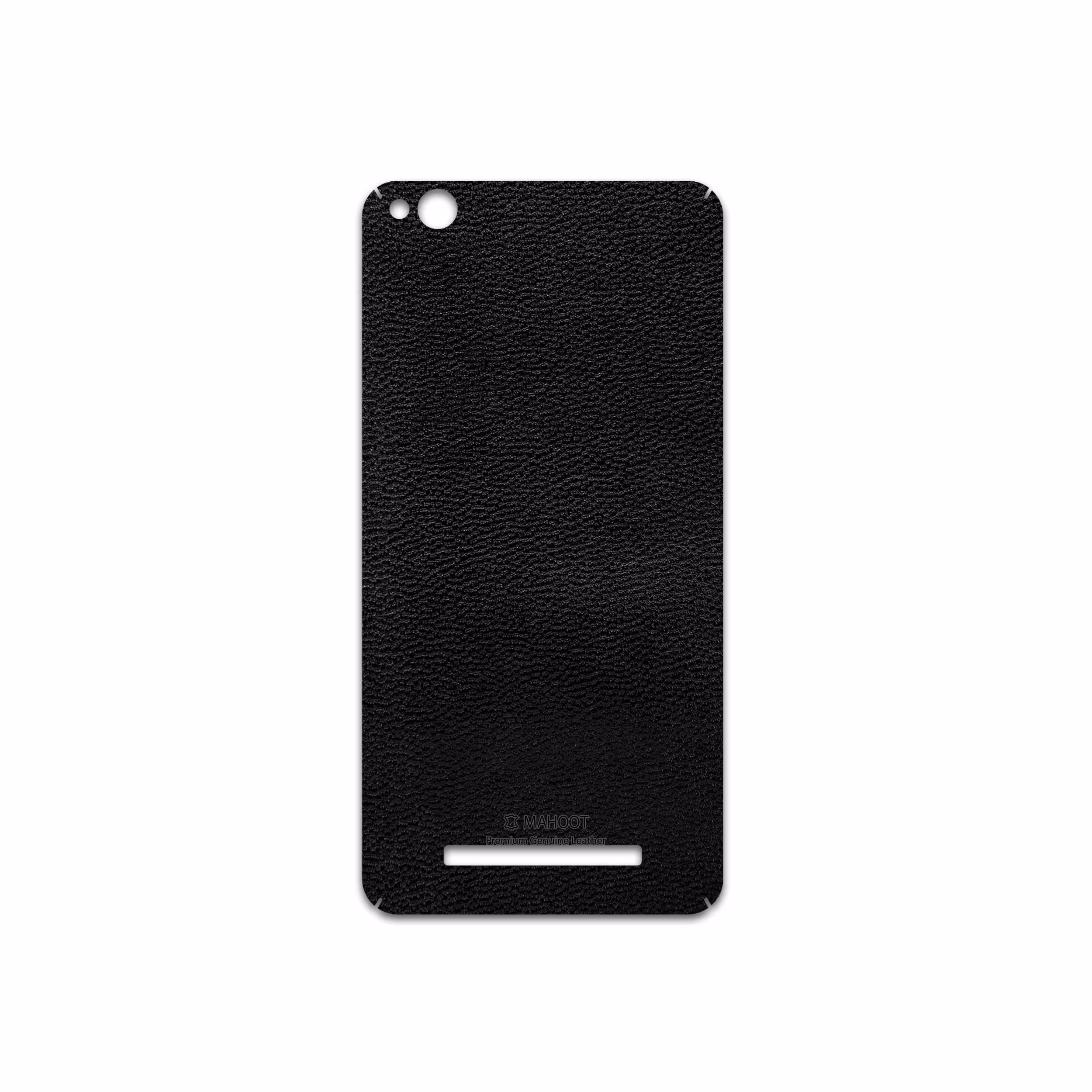 برچسب پوششی ماهوت مدل Black-Leather مناسب برای گوشی موبایل شیائومی Redmi 4A