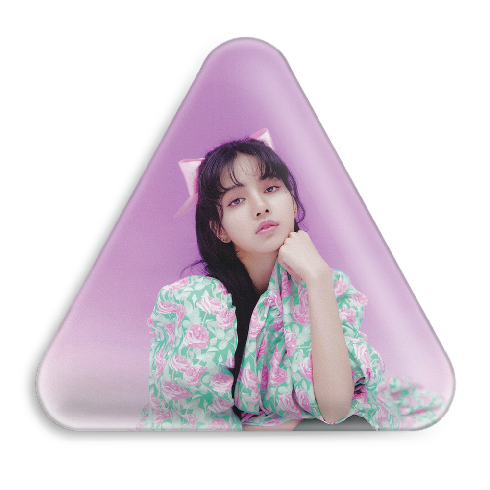 پیکسل خندالو طرح لیسا گروه بلک پینک مدل مثلثی کد 3635