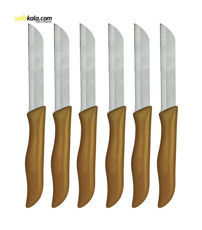 چاقو آشپزخانه مدل R34243 مجموعه 6 عددی
