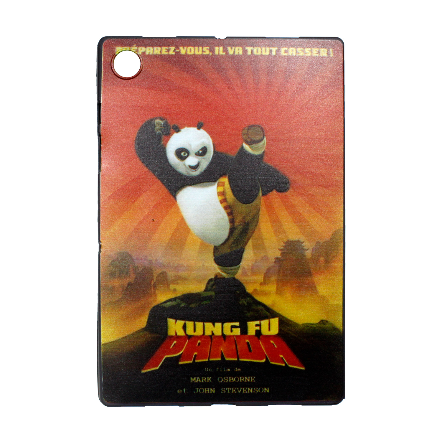 کاور مدل پاندا کونگفوکار کارتونی مناسب برای تبلت سامسونگ Galaxy Tab A8 X205