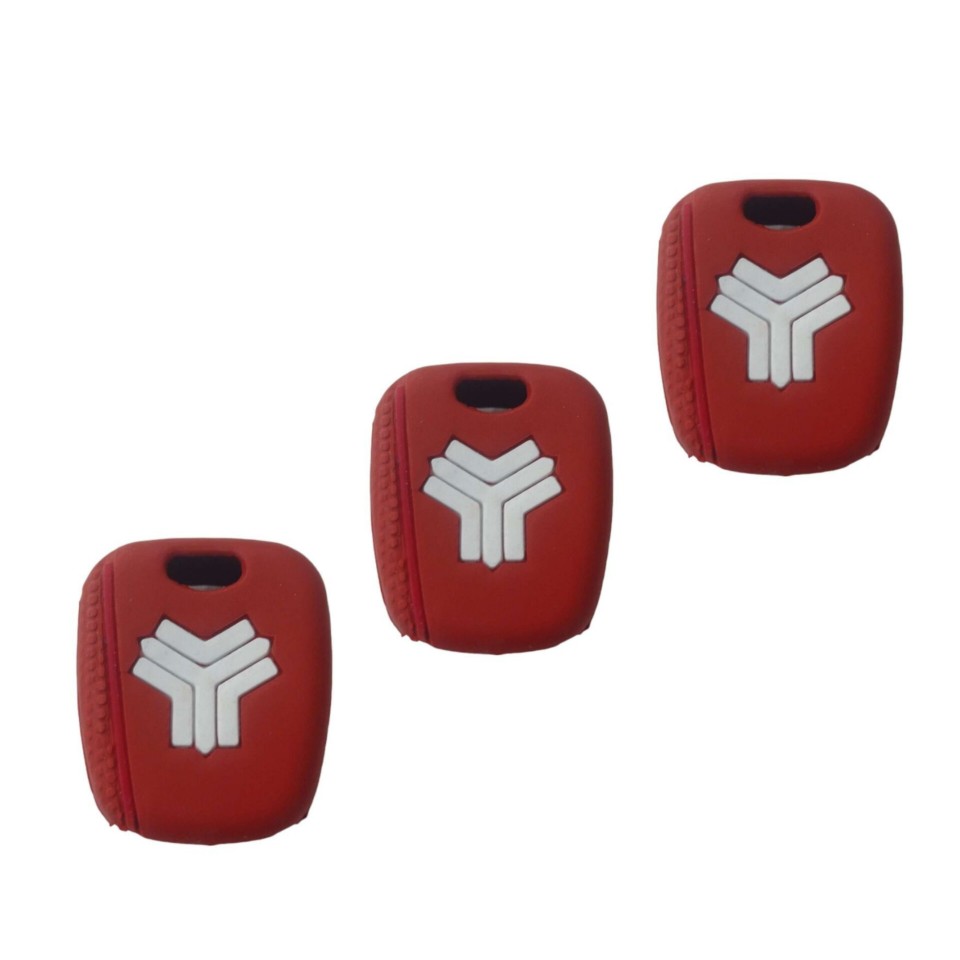 کاور سوییچ خودرو مدل سیلیکونی آجدار کد PRD3 مناسب پراید بسته 3 عددی