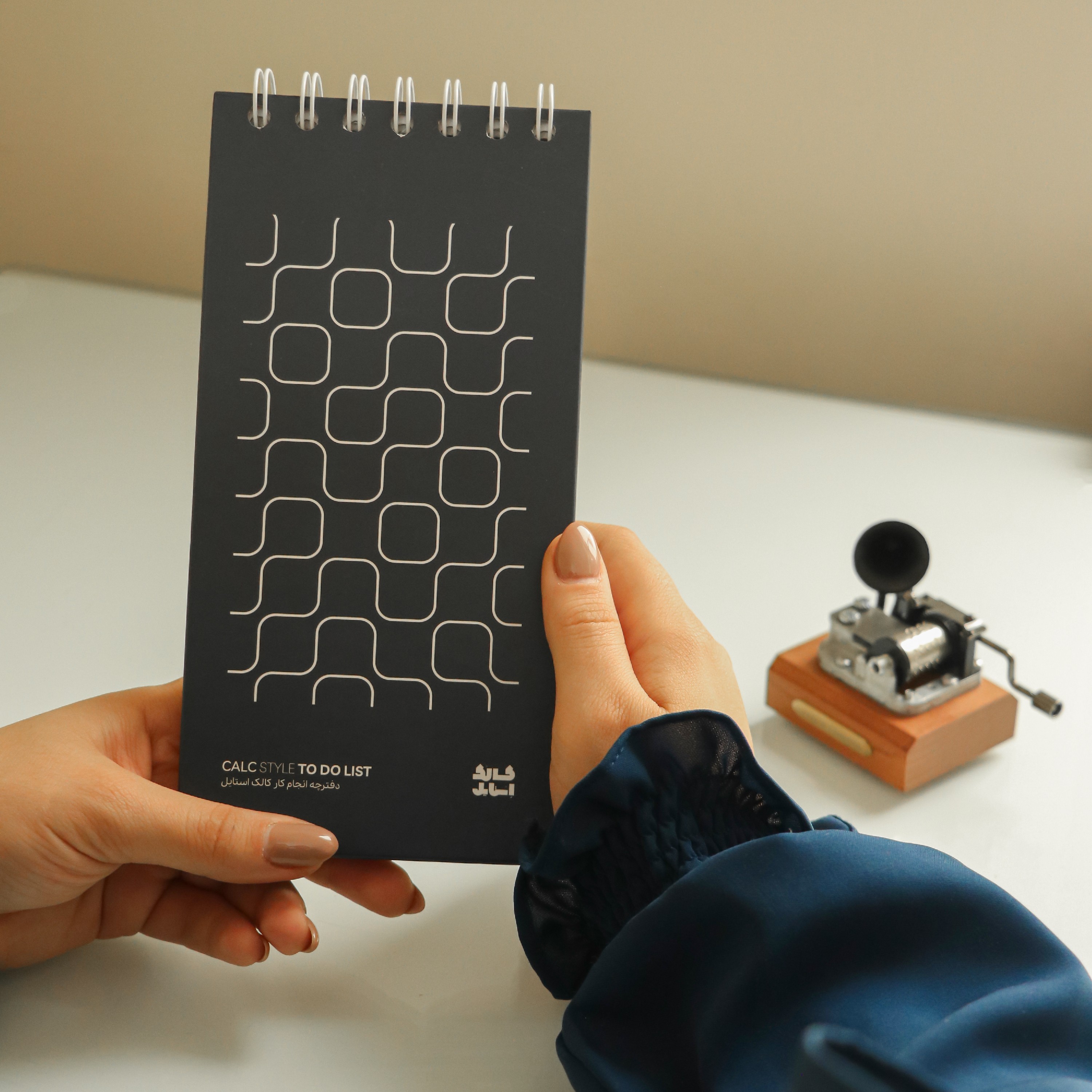 دفترچه یادداشت برنامه ریزی کالک استایل طرح تقویم دار-todolist مدل پلنر زیما روزانه