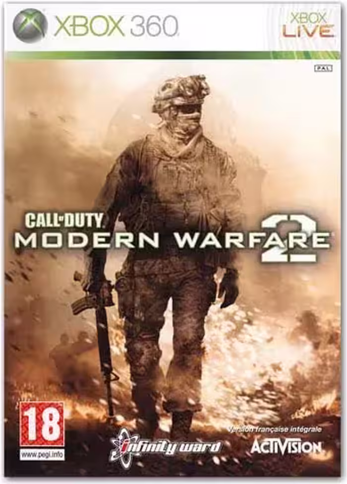 بازی ایکس باکس 360 call of duty modern warfare 2