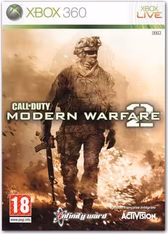 بازی ایکس باکس 360 call of duty modern warfare 2