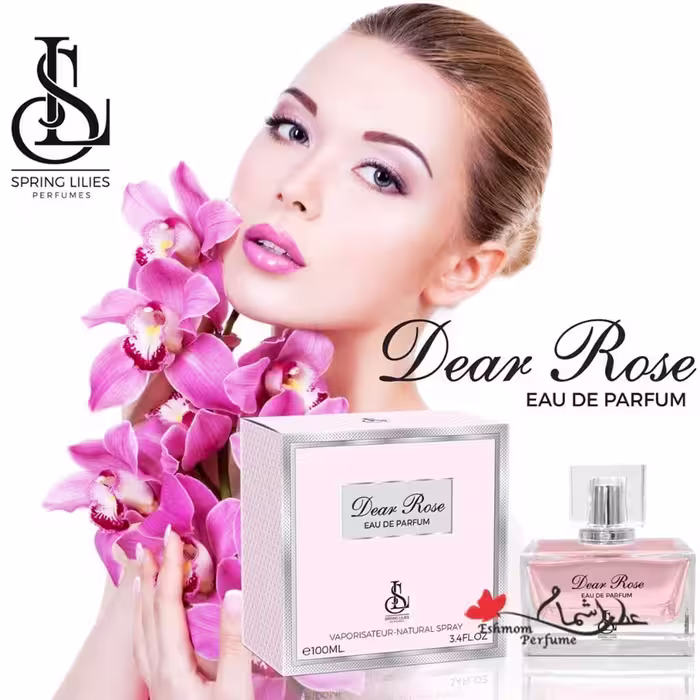 اسپرینگ لیلیز ادکلن زنانه 100 میل رایحه DEAR ROSE برند SPRING LILIES