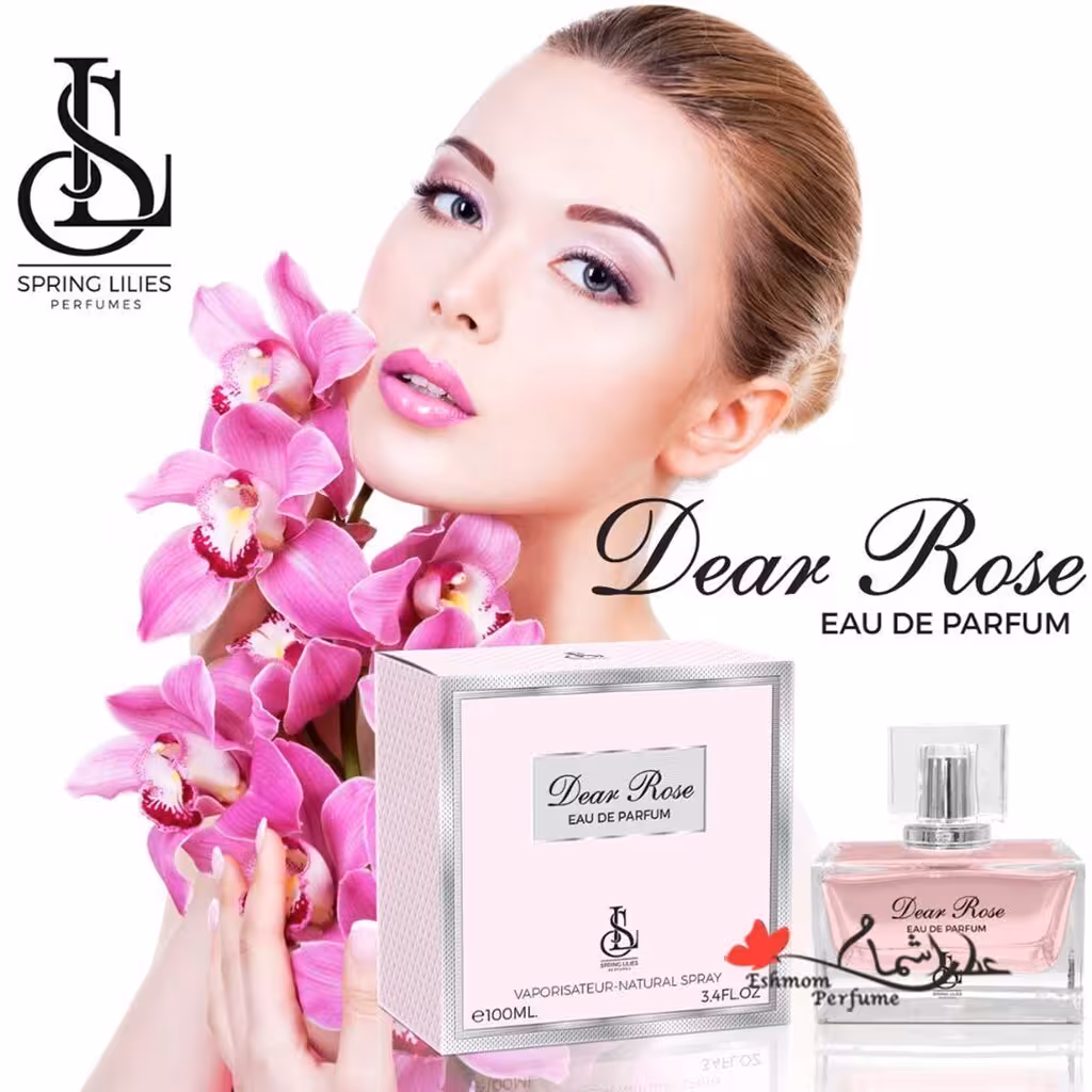 اسپرینگ لیلیز ادکلن زنانه 100 میل رایحه DEAR ROSE برند SPRING LILIES