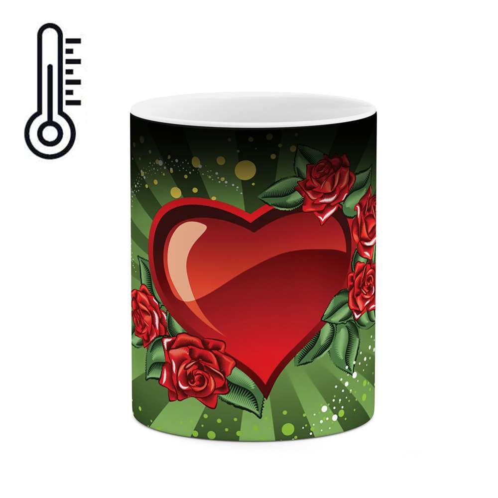 ماگ حرارتی طرح قلب مدل mgh03232