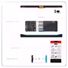 برچسب پوششی ماهوت مدل Piano-Instrument مناسب برای تبلت سامسونگ Galaxy Tab E 9.6 2015 T560
