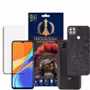 برچسب پوششی اینفینیتی مدل PRO MAX مناسب برای گوشی موبایل شیایومی POCO C3 به همراه محافظ صفحه نمایش