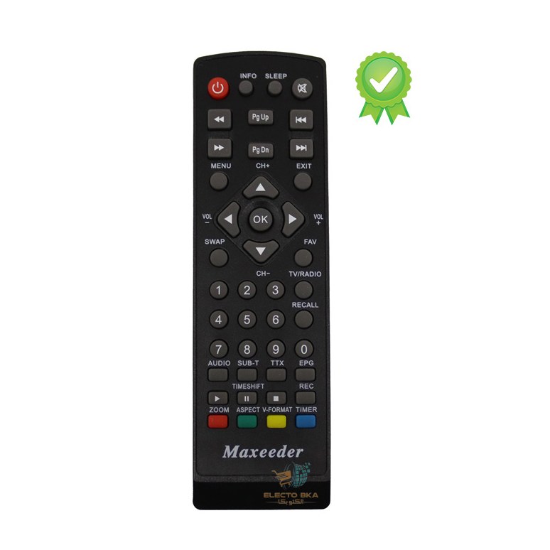 کنترل مکسیدر Maxeeder MX-1- کنترل گیرنده ی دیجیتال الکتوبکا 370