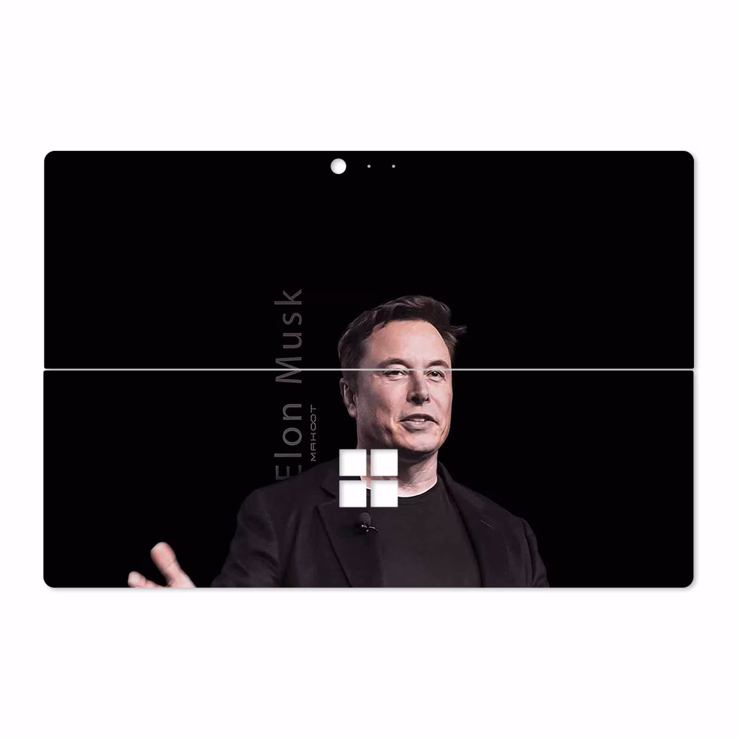 برچسب پوششی ماهوت مدل Elon Musk مناسب برای تبلت مایکروسافت Surface Pro 4 2015