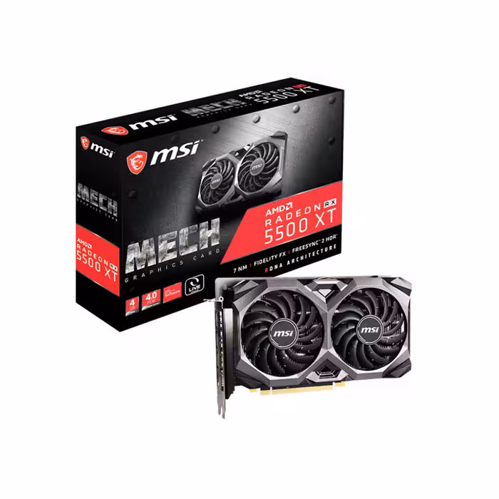 کارت گرافیک ام اس آی مدل Radeon RX 5500 XT MECH با حافظه 4 گیگابایت