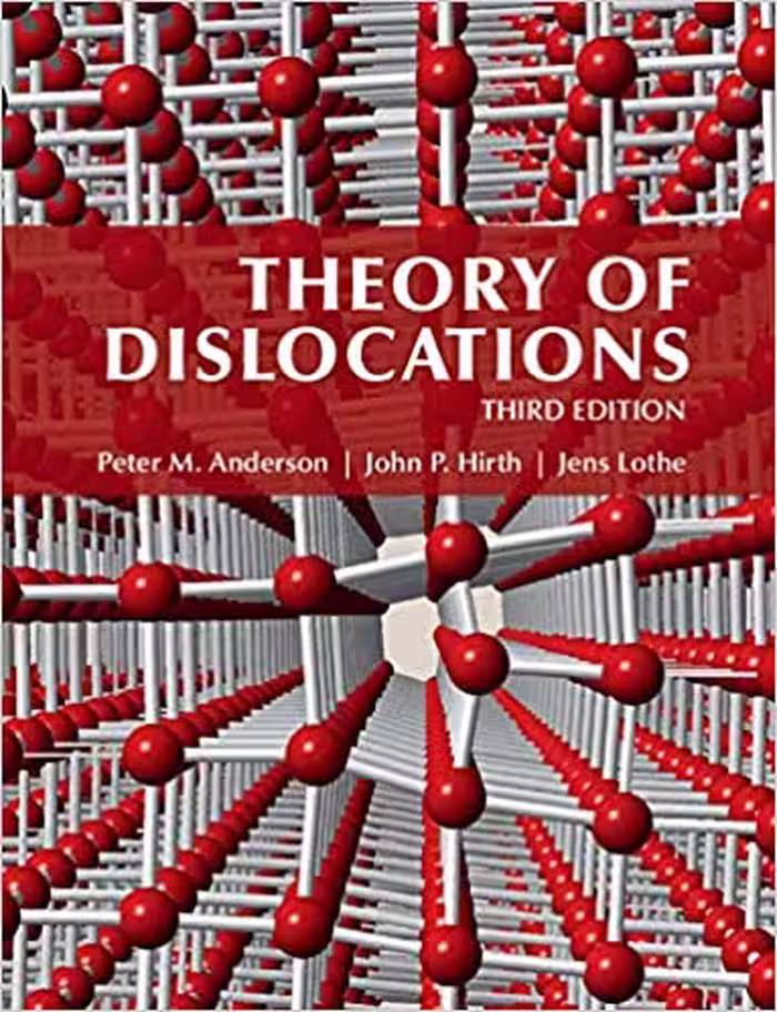 خرید و دانلود نسخه کامل کتاب Theory of Dislocations (3rd Edition) BY Anderson -   pdf