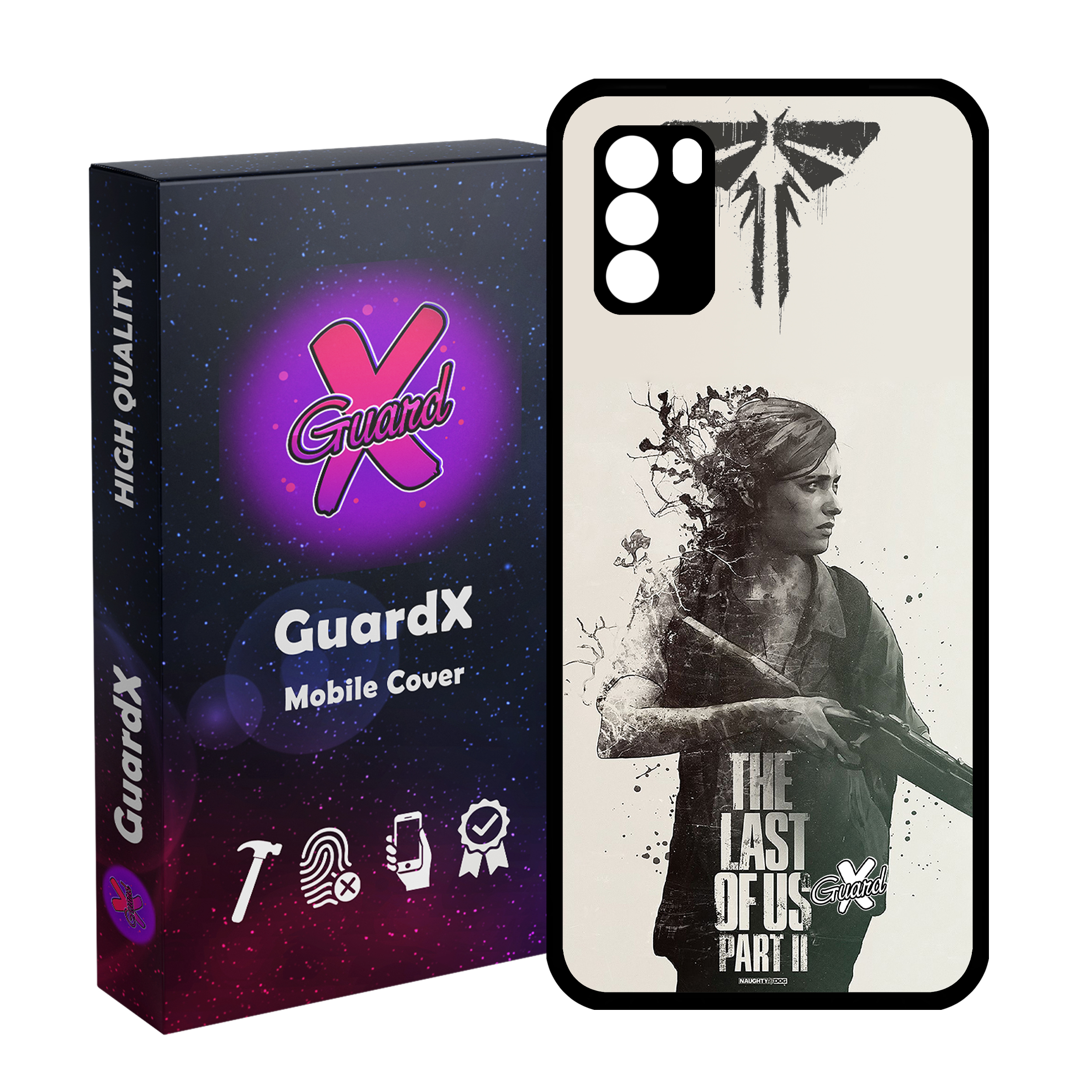 کاور گارد ایکس طرح The Last of Us مدل Glass10199 مناسب برای گوشی موبایل شیائومی Poco M3