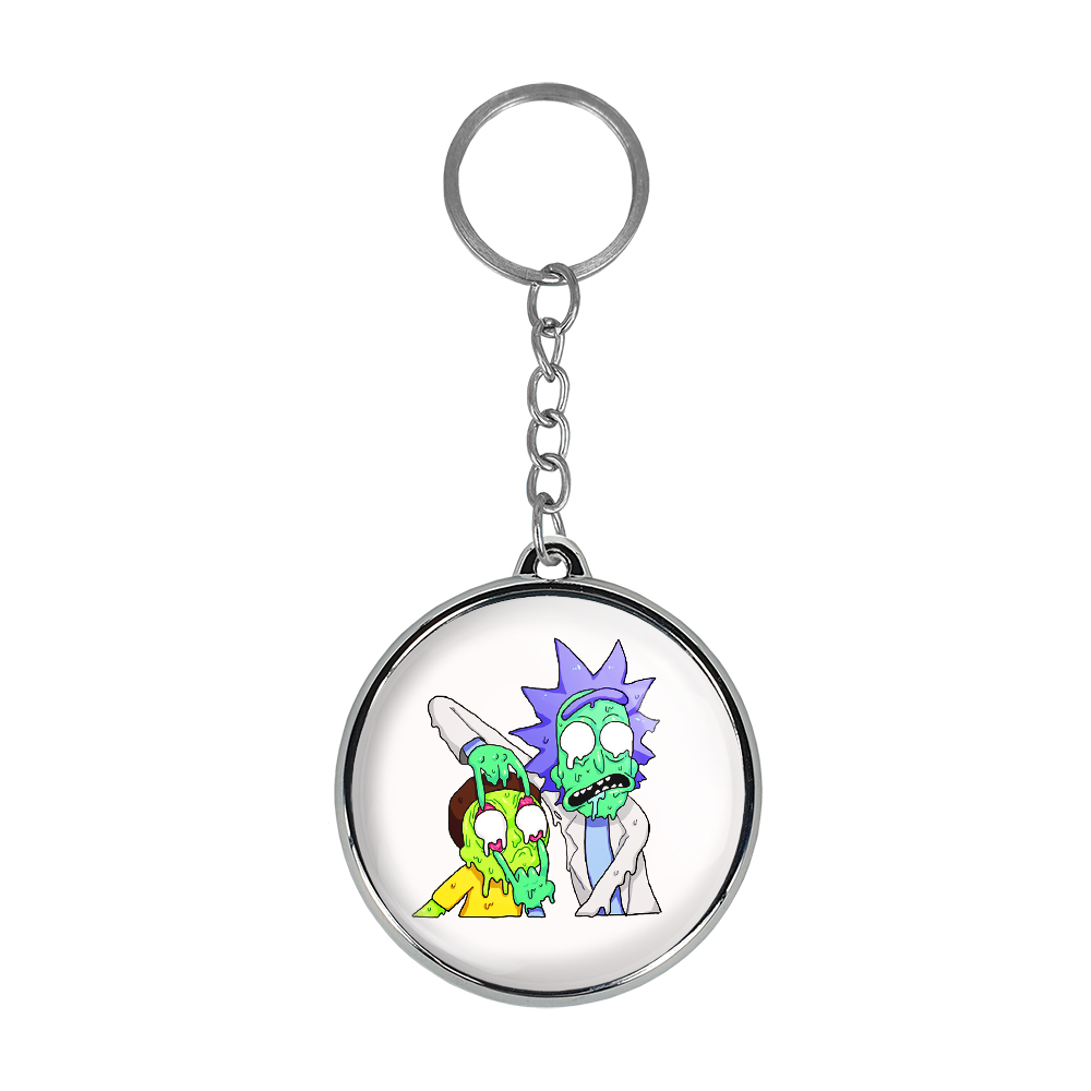 جاکلیدی خندالو طرح ریک و مورتی مدل دوطرفه کد 32113214