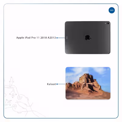 برچسب پوششی ماهوت مدل Kaloot مناسب برای تبلت اپل iPad Pro 11 2018 A2013
