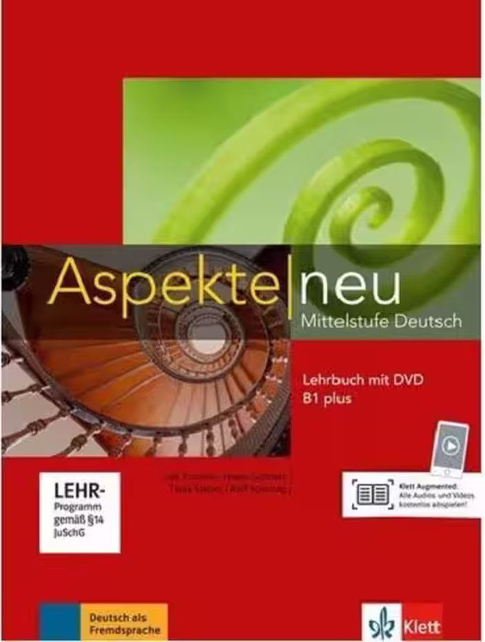 Aspekte neu B1  CD کتاب آلمانی اسپکت((کتاب درس رنگی  کتاب تمرین ))
