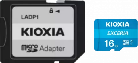 قیمت و خرید مموری کارت Kioxia مدل  EXCERIA ظرفیت 16 گیگابایت