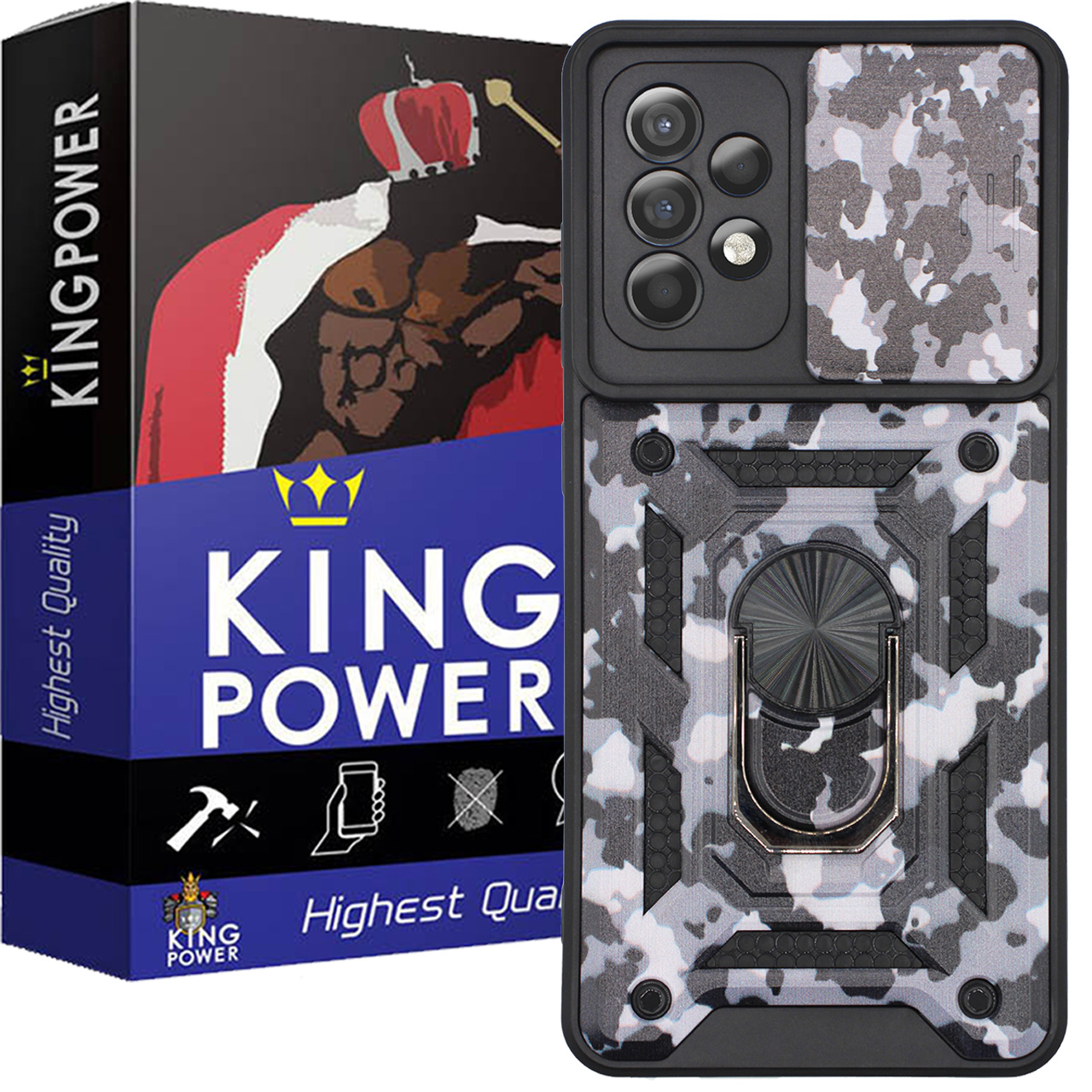 کاور کینگ پاور مدل AK37 مناسب برای گوشی موبایل سامسونگ Galaxy A52