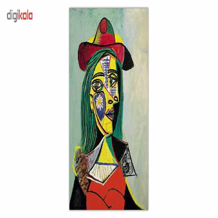 تابلو شاسی ونسونی طرح Woman In Hat And Fur Collar سایز 30x40 سانتی متر