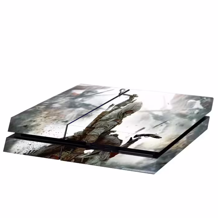 برچسب پلی استیشن ۴ طرح assassins creed مدل ps4 fat کد PS-1004