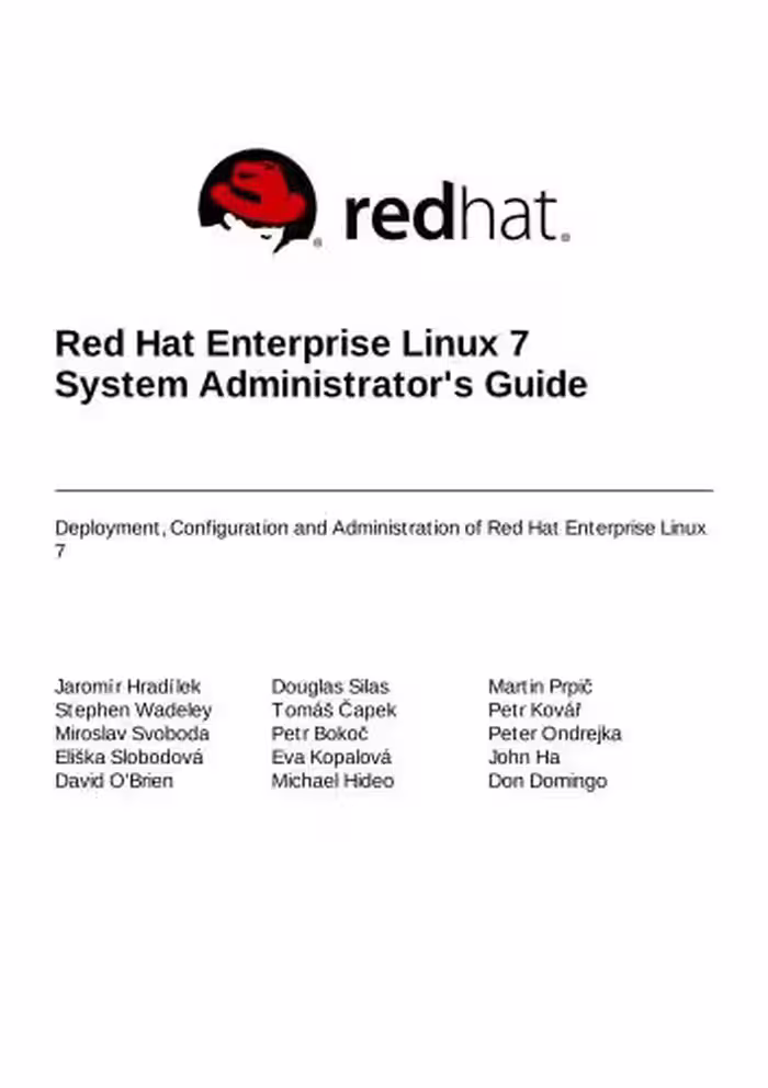 خرید و دانلود نسخه کامل کتاب Red Hat Enterprise Linux 7 System Administrator's Guide