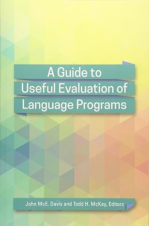 خرید و دانلود نسخه کامل کتاب A Guide to Useful Evaluation of Language Programs - Pdf