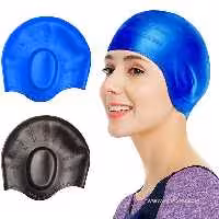 کلاه شنا گوشی دار واته مدل silicon cap