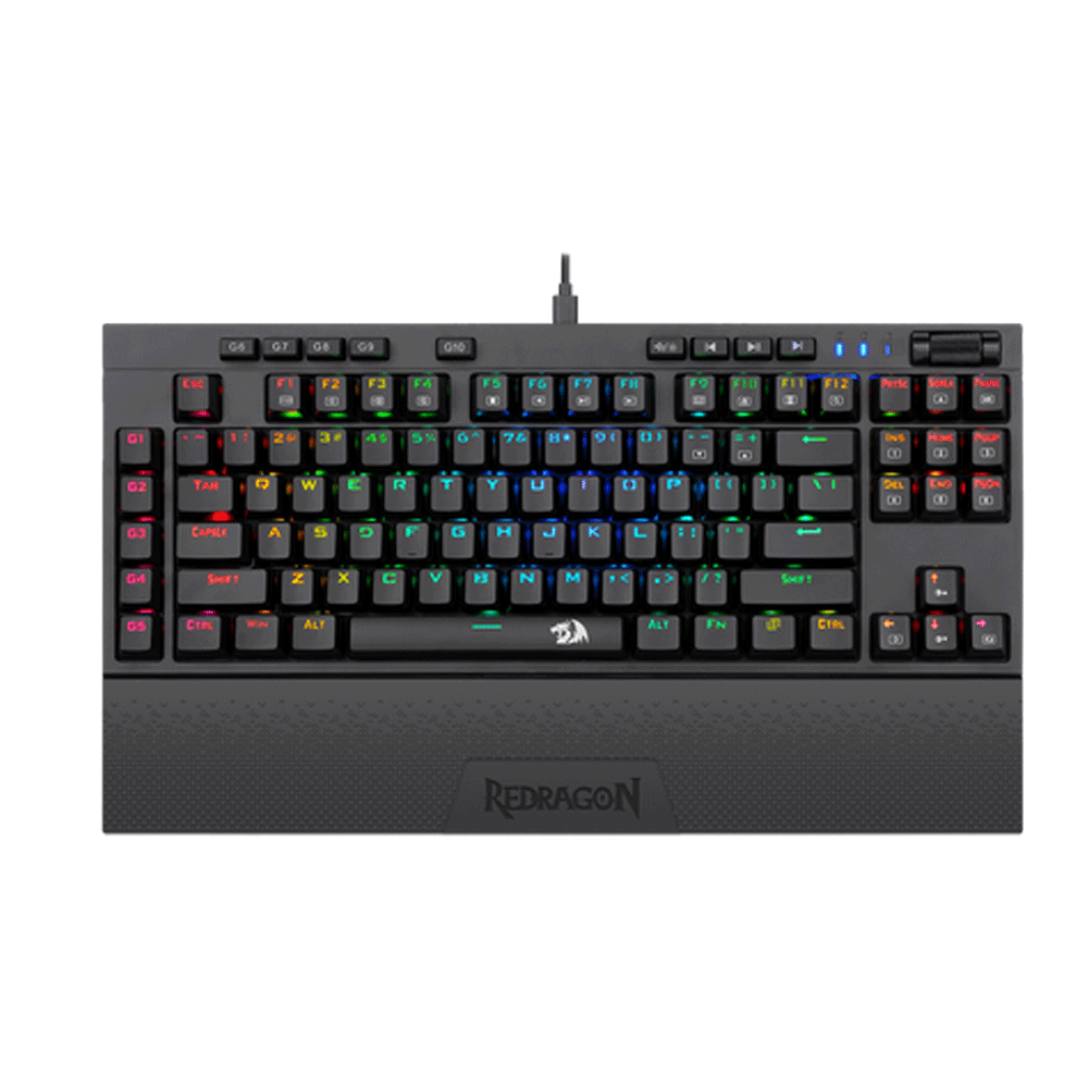 کیبورد RedRagon باسیم مکانیکال گیمینگ Vishnu k596