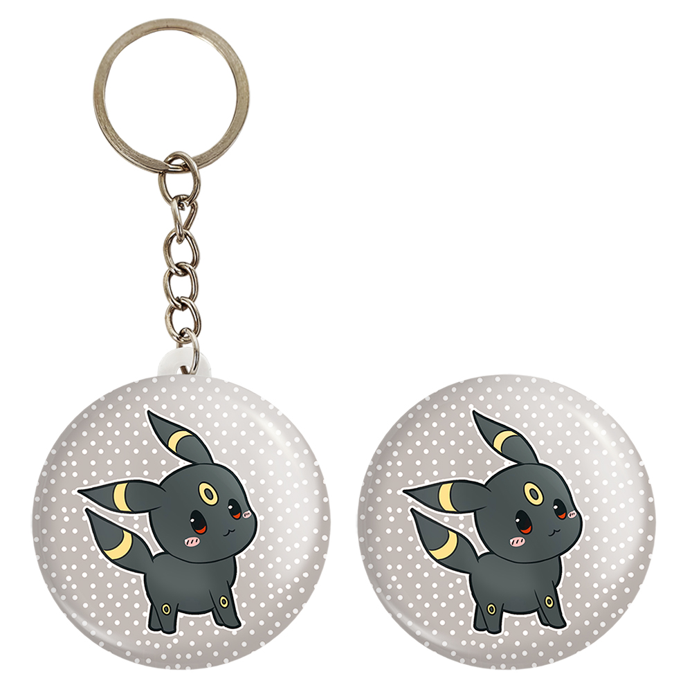 پیکسل خندالو مدل امبرون انیمه پوکمون کد 17309 به همراه جاکلیدی