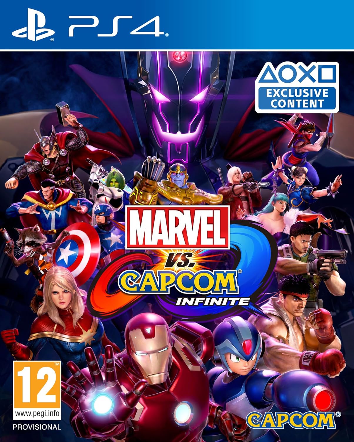دیسک بازی Marvel Vs Capcom Infinite Ps4 کارکرده استوک