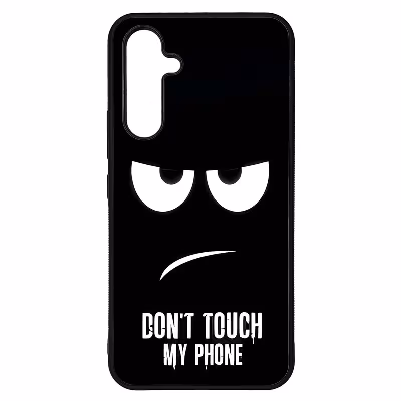 کاور طرح DONT TOUCH MY PHONE کد G-090 مناسب برای گوشی موبایل سامسونگ Galaxy A54 / A54 5G | دیجی قاب دونی