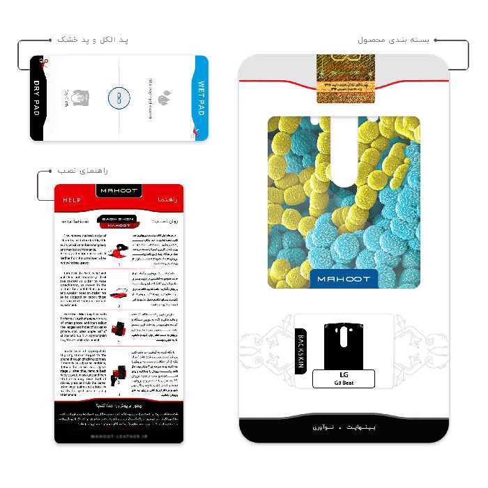 برچسب پوششی ماهوت مدل Atom Universe 1 مناسب برای گوشی موبایل ال جی G3 Beat