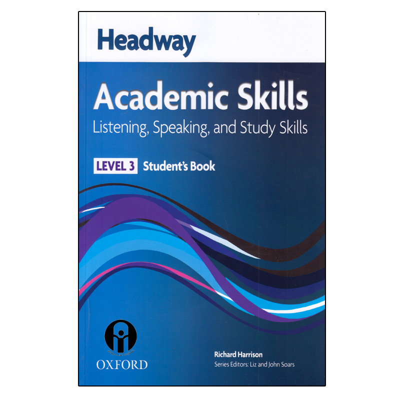 کتاب Headway Academic Skills Listening, Speaking, And Study Skills Level 3 اثر Richard Harrison انتشارات الوندپویان