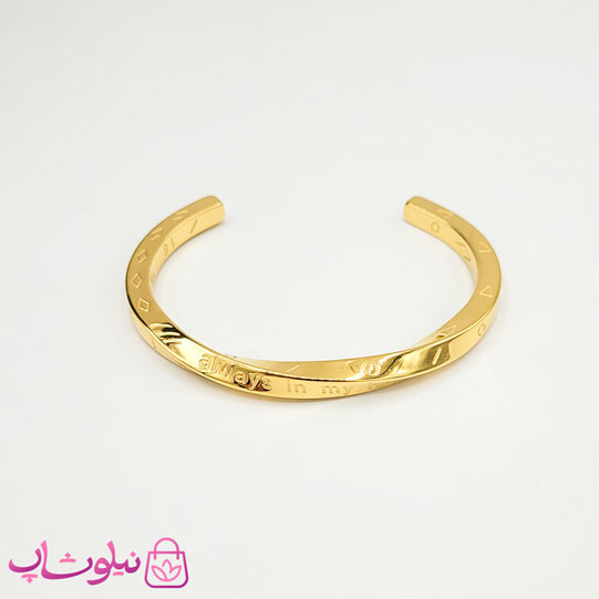 خلخال مردانه مدل پیچ طلایی کد 1591