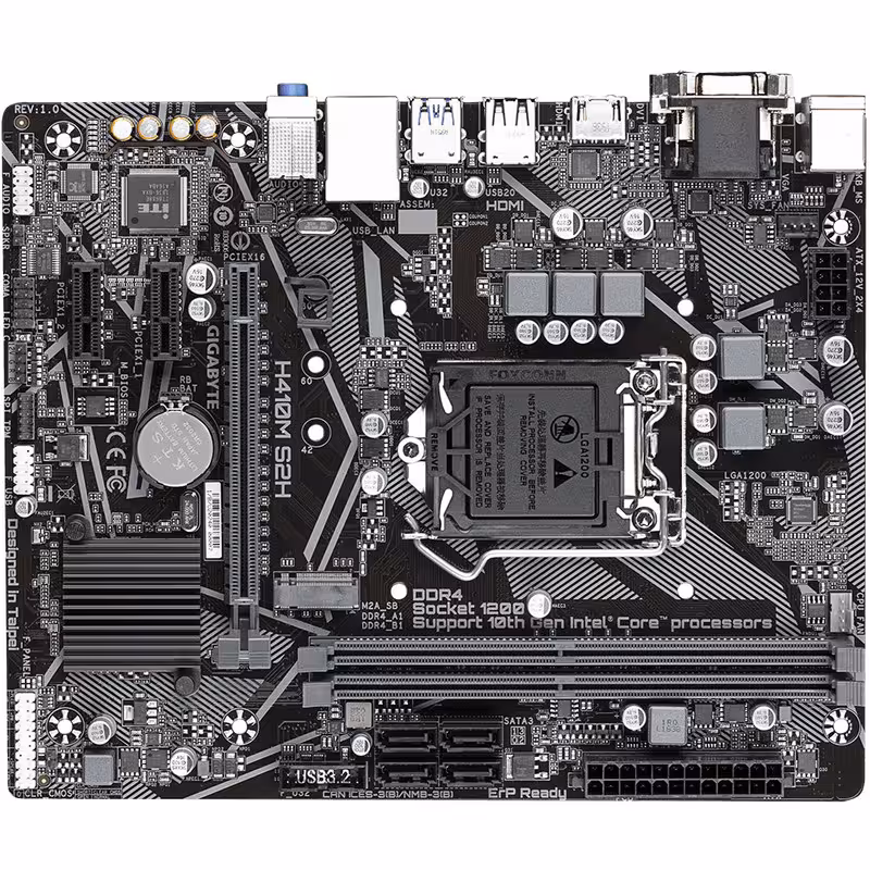 Gigabyte H410M S2H LGA 1200 Motherboard - دوسو آی تی