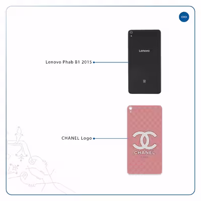 برچسب پوششی ماهوت مدل CHANEL-Logo مناسب برای تبلت لنوو Phab B1 2015
