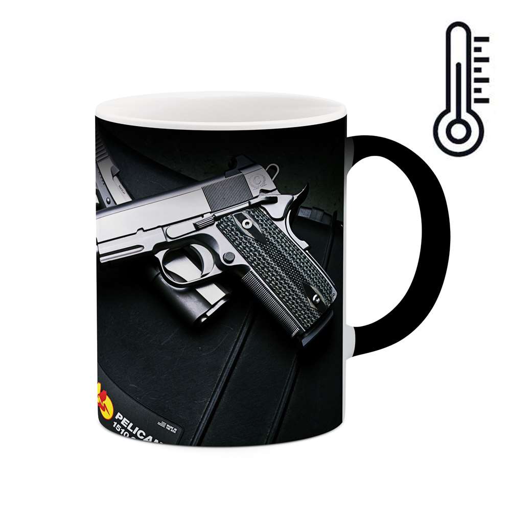 ماگ حرارتی طرح تفنگ  مدل mgph10985